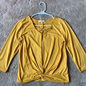 Long Sleeve Knot Shirt